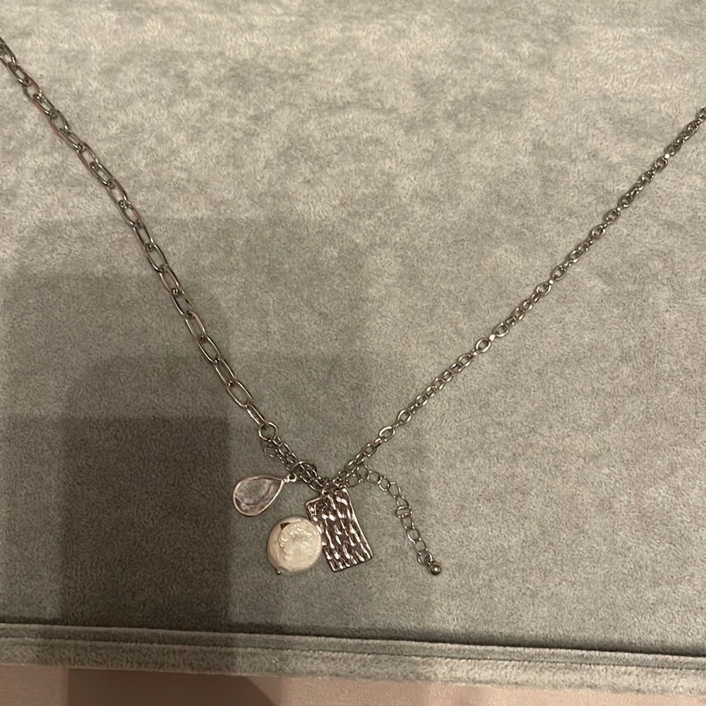 extra long charm necklace, altering chain